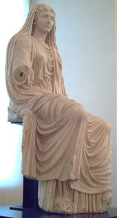 Statua raffigurante Livia Drusilla al Museo Archeologico di Madrid